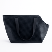 Woven Faux Leather Carrier