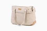 Plush Pup Carrier—Cream