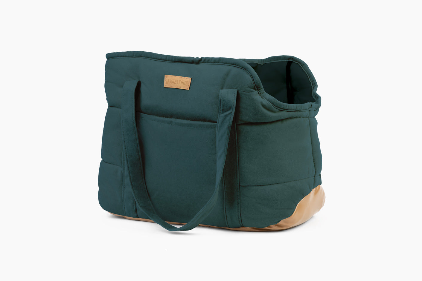Plush Pup Carrier—Green