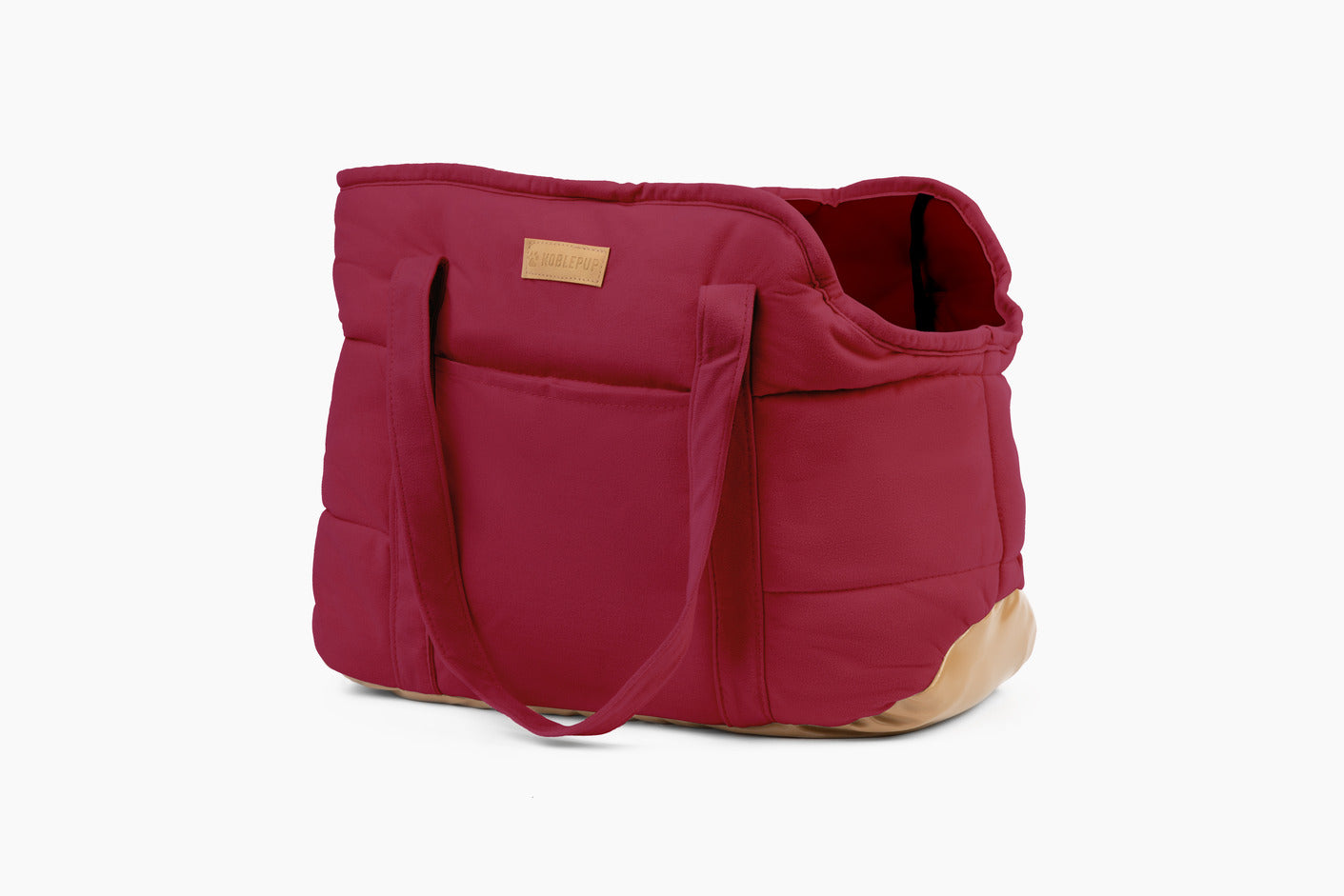 Plush Pup Carrier—Red