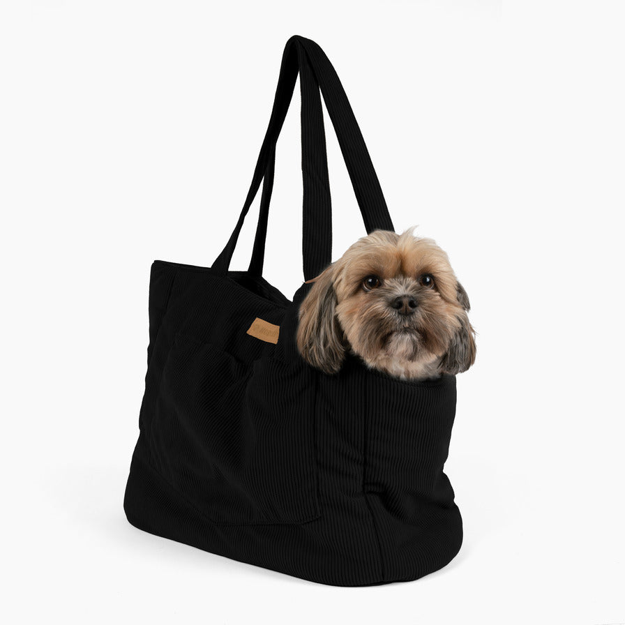 Corduroy Carrier— Black